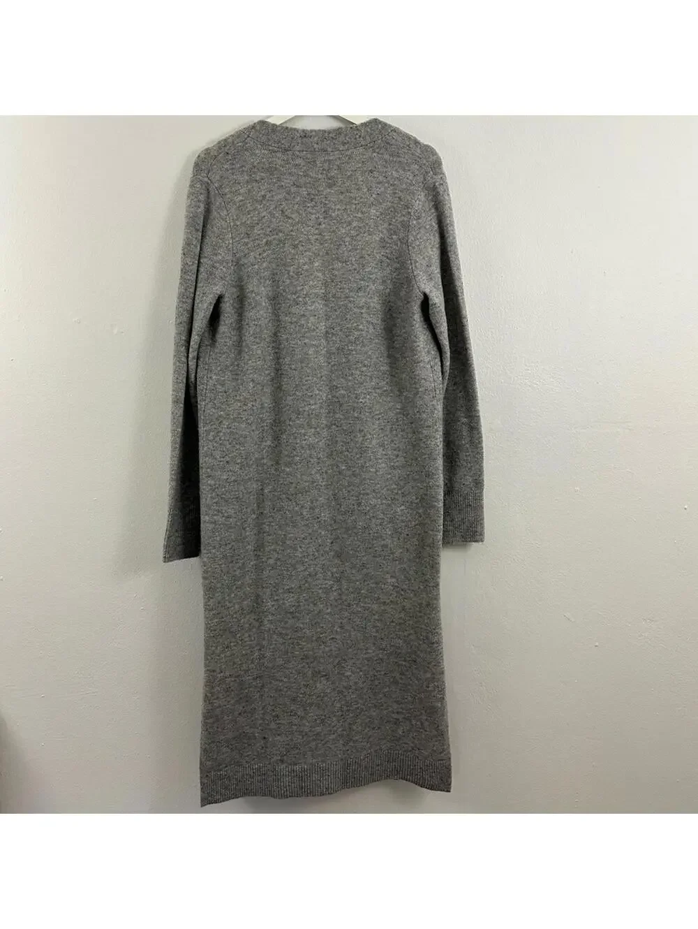 LOFT Duster Cardigan Gray Sweater Women's Size M